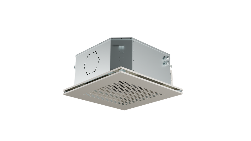 Offitec Ceiling-Mounted 4-Way Cassette Fan Coil Unit