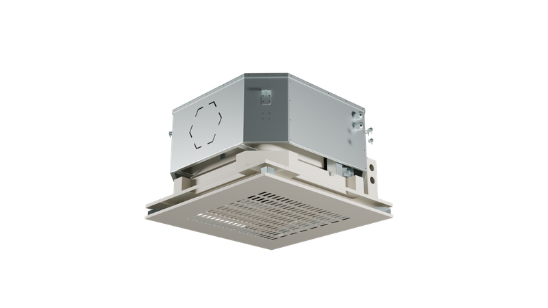 Offitec Ceiling-Mounted 4-Way Cassette Fan Coil Unit