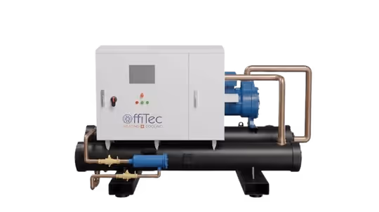 OffiTec Industrial refrigeration machine with double heat exchanger
